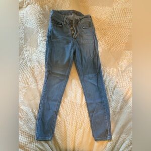 Just USA High Rise Blue Jeans Slim Fit